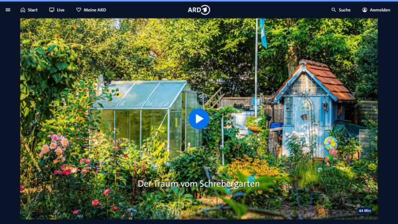 video der Traum vom schrebergarten 08.2024