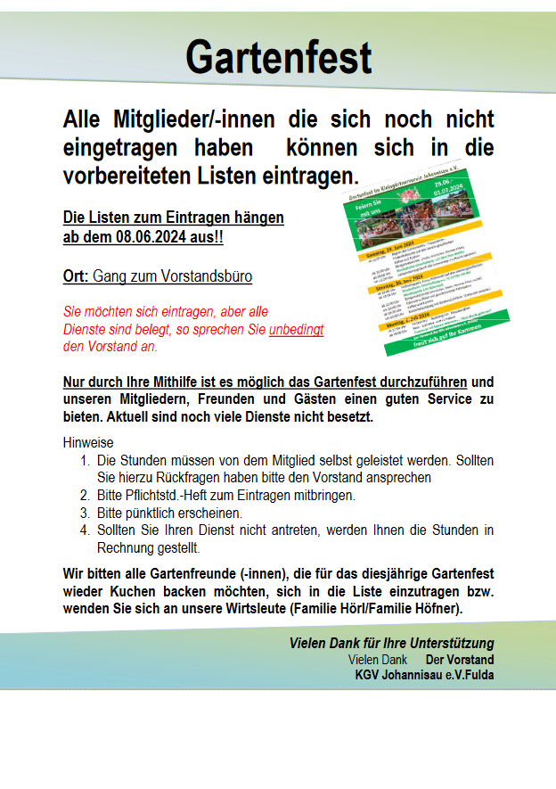 eintragen gartenfest 2024