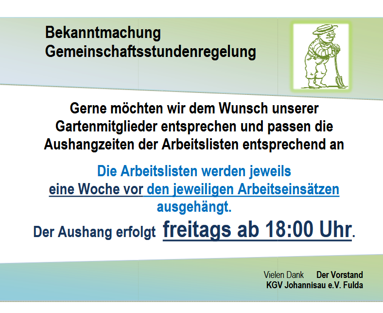 info gemeinschaftsstunden 2026